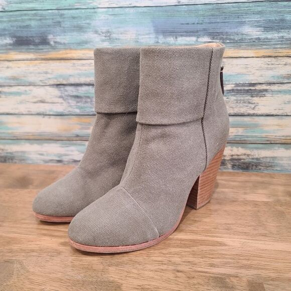Rag & Bone Newbury Classic Canvas Ankle Boot, Stonewall (Green) - Picture 1 of 7